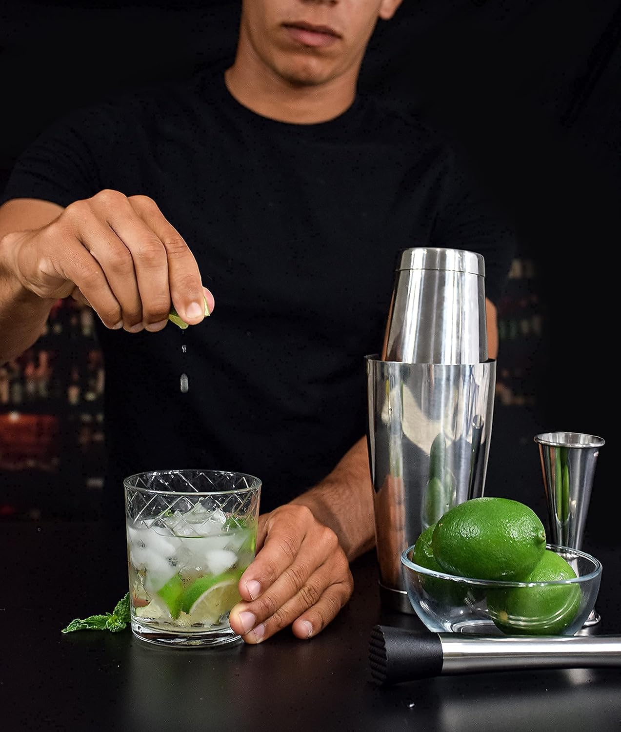 Cocktail Strainer and Shaker S - Boston Shaker Set avaliação e preço