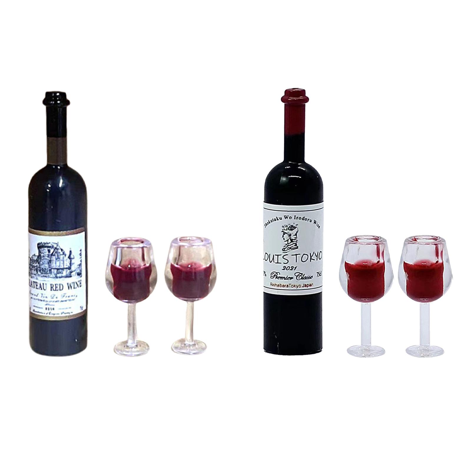 1/12 Scale Dollhouse Wine Bott - Home Bar Setup avaliação e preço