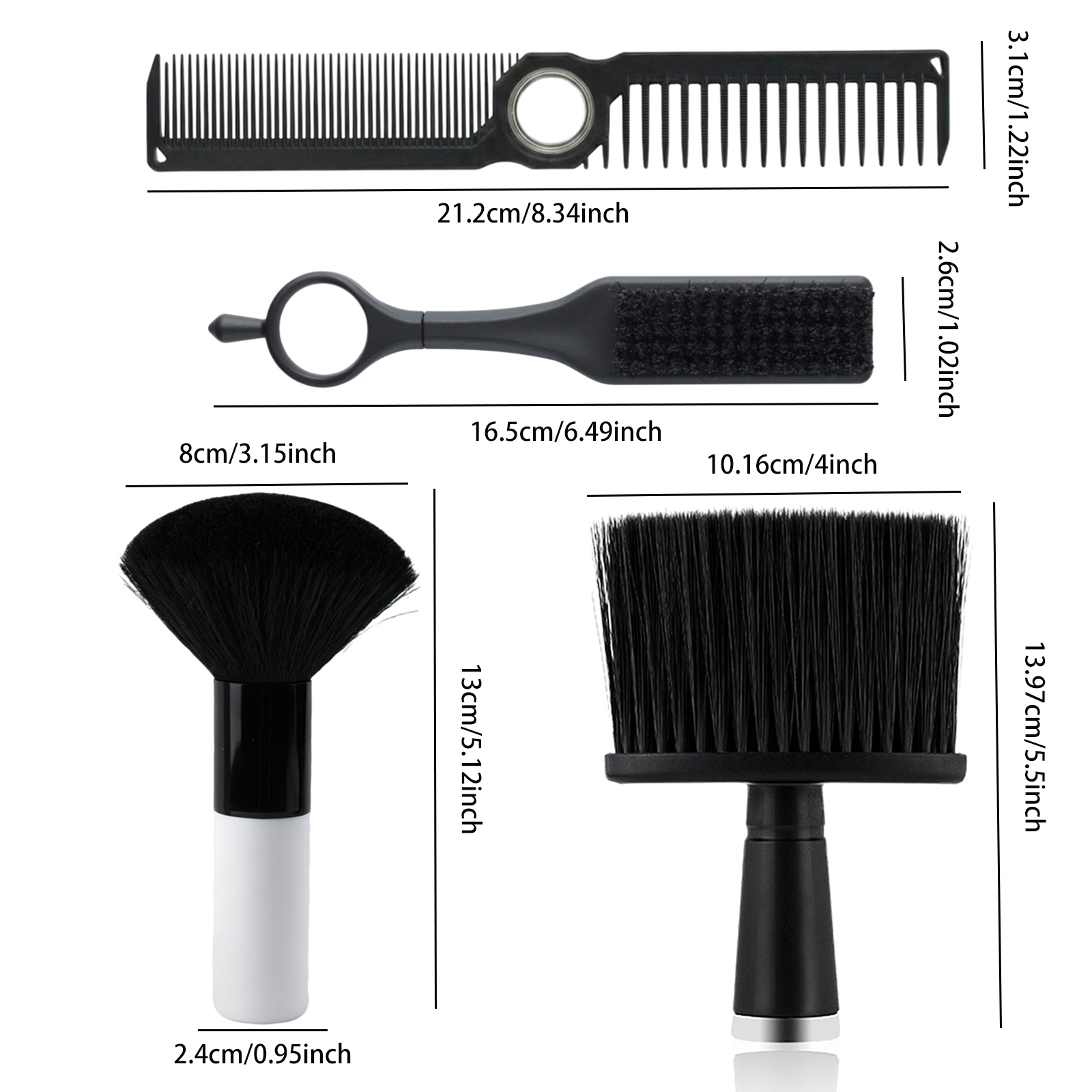3Pcs Barber Hair Styling Kit w - Home Barber avaliação e preço