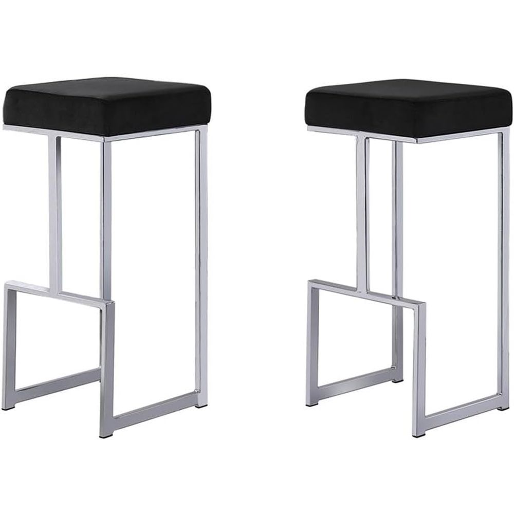 Modern Velvet-Upholstered Bar  - Home Bar Stools avaliação e preço