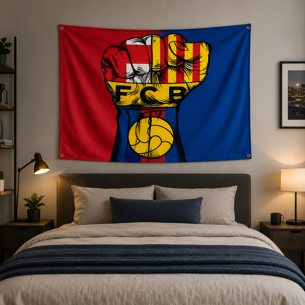 Barcelona Theme Backdrop Tapes - Home Barcelona avaliação e preço