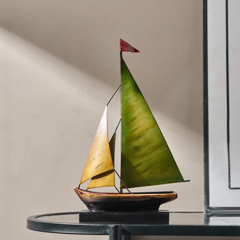 Creative Sailboat Model Orname - Home Bar Setup avaliação e preço