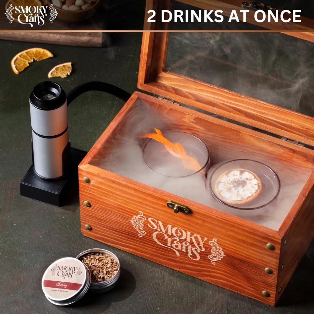 Whiskey Smoker Kit with Smoke  - Smoking Gun Kit avaliação e preço