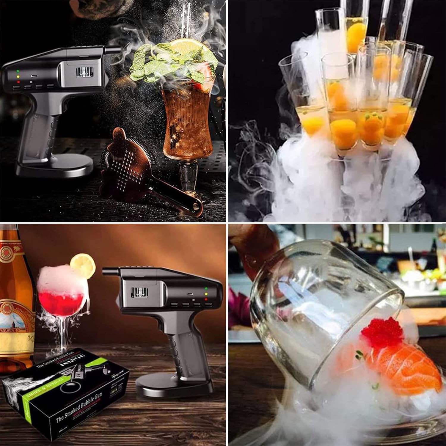 Professional Portable Cocktail - Smoking Gun Kit avaliação e preço