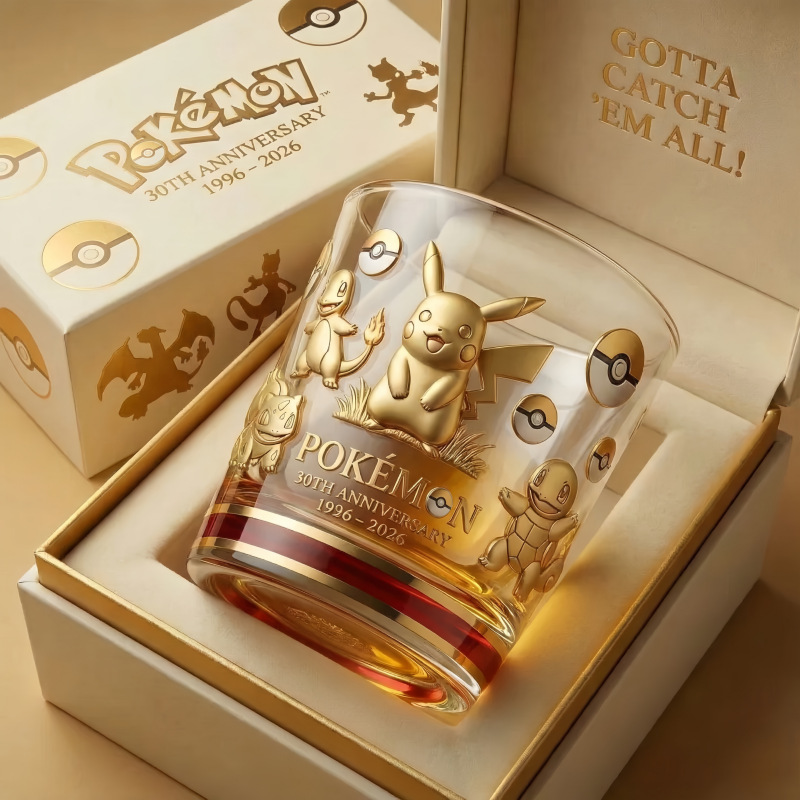 New Pokemon 30th Anniversary C - Old Fashioned Glass avaliação e preço