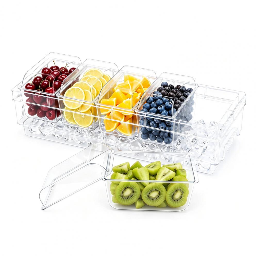 2026 Taco Bar Serving Set for  - Garnish Tray Set avaliação e preço