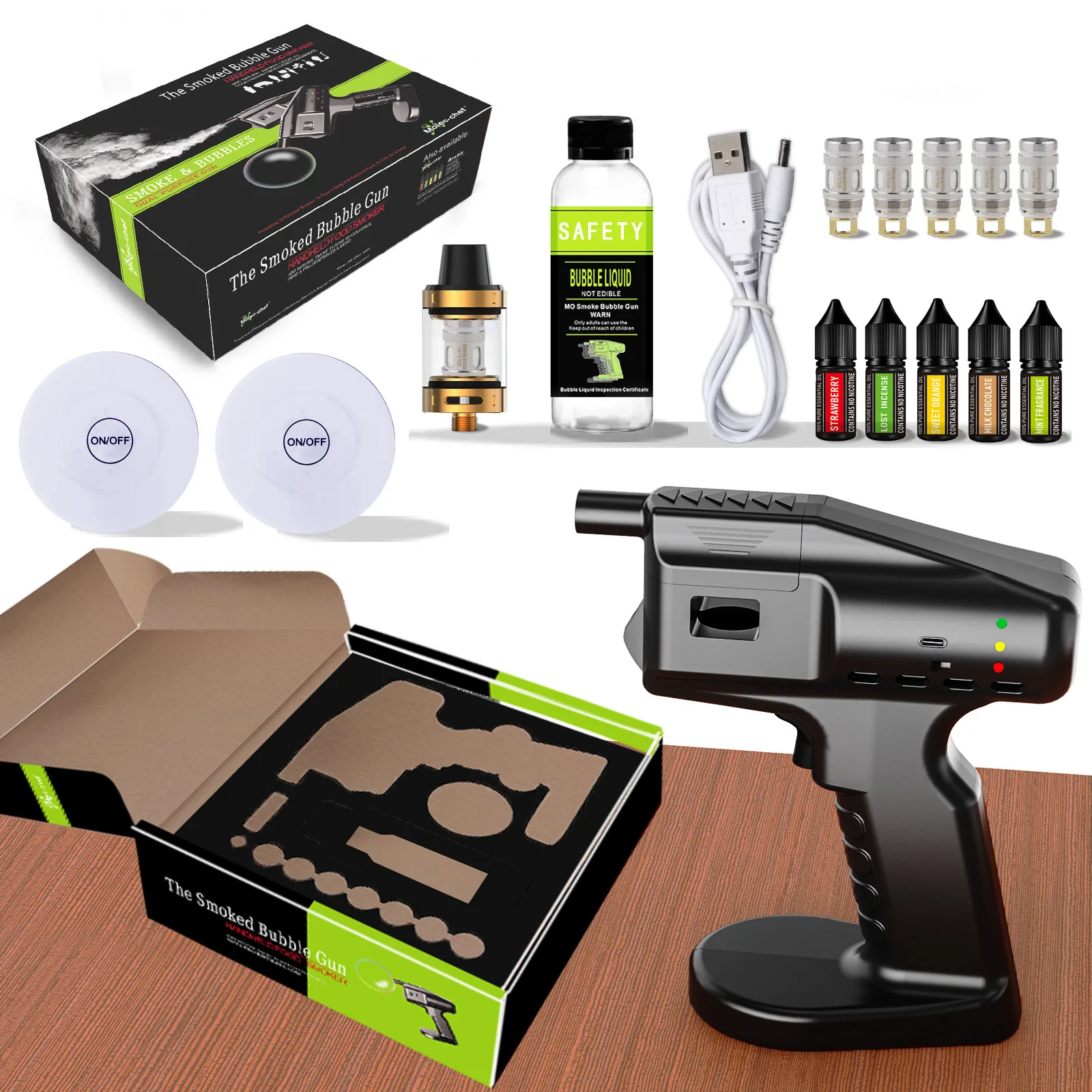 Electric USB Flavour Blaster F - Smoking Gun Kit avaliação e preço