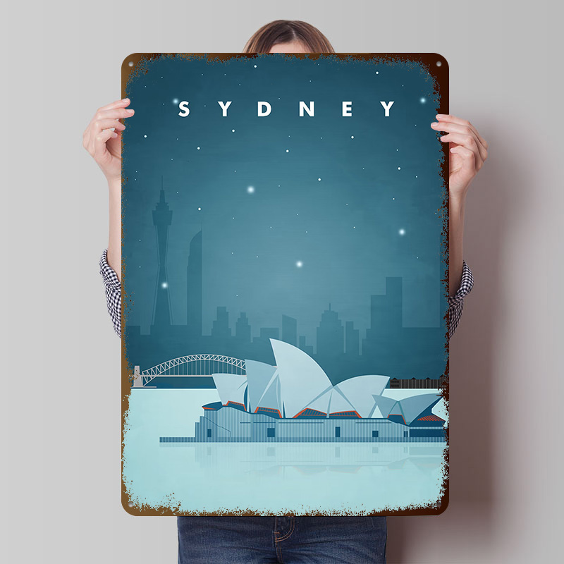 Sydney Travel Poster Customize - Home Bar Sydney avaliação e preço