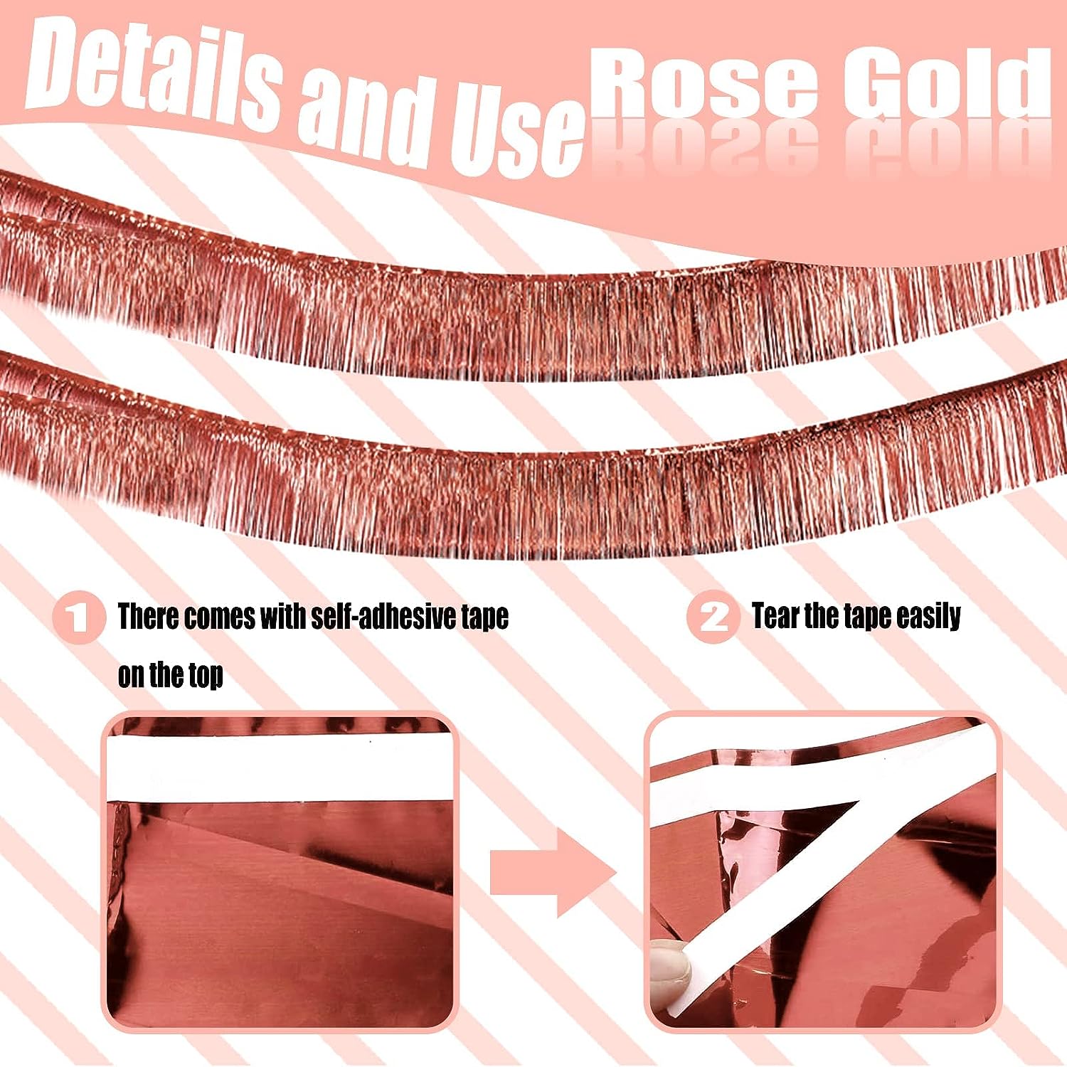 30x300CM Foil Fringe Garland S - Home Bargains avaliação e preço