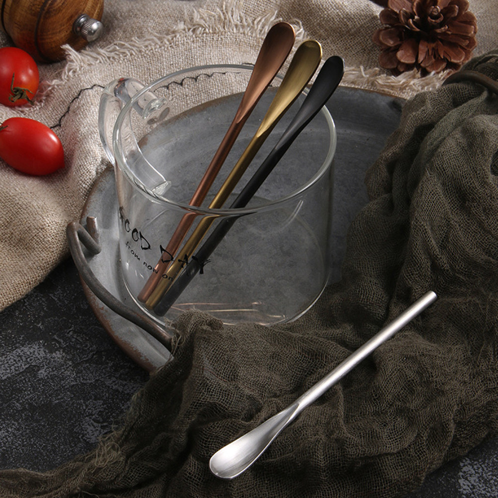 2Pcs Premium Stainless Steel M - Bar Spoon Twisted avaliação e preço