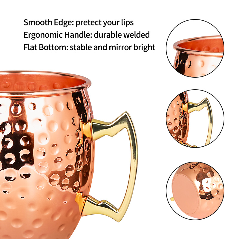 Moscow Mule Stainless Steel Mu - Mule Copper Mug avaliação e preço