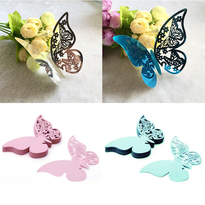 50Pcs/lot 3D Butterfly Party C - Cocktail Recipe Book avaliação e preço