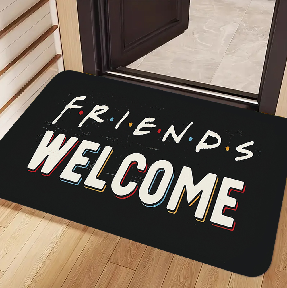 Welcome & Friends Theme Carpet - Home Bar Word avaliação e preço